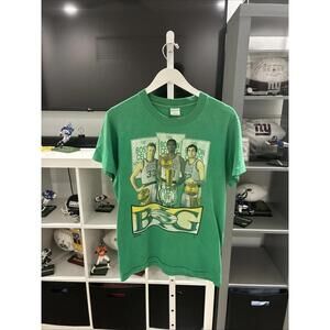 Rare 1992 Salem  Boston Celtics Big 3 Bird Mchale Parish Player Tee